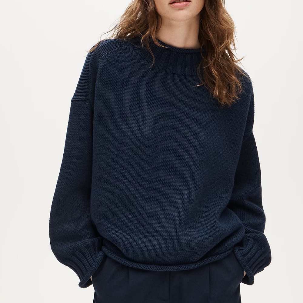 J crew 2025 Rollneck™ sweater navy blue